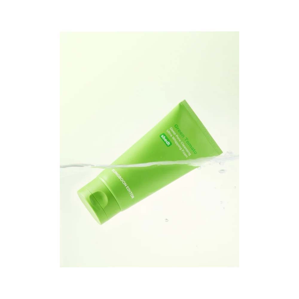 GREEN TOMATO DEEP PORE CLEANSING ULTRA WHIPPING FOAM (ESPUMA LIMPIADORA FACIAL)